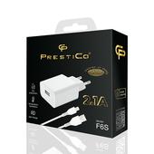 adowarka sieciowa PRESTICO​ F6S​ USB Lighting biaa do APPLE iPhone SE