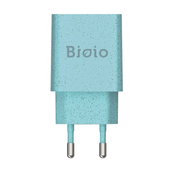 adowarka sieciowa Bioio Biodegradowalna 1xUSB 2,4A kostka niebieska do GOCLEVER Quantum 4 550 LTE