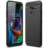 Pokrowiec etui pancerne Karbon Case czarne do LG K40s