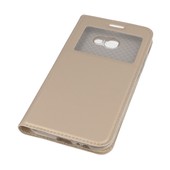 etui z klapk� etui Smart Look z okienkiem z�ote do HUAWEI Y7 2018