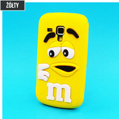 Pokrowiec etui silikonowe 3D M&M te do SAMSUNG Galaxy S III mini VE