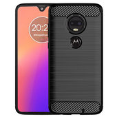 etui pancerne etui Tech-Protect TPU Carbon czarne do MOTOROLA Moto G7 Power