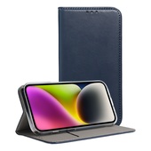 Pokrowiec etui z klapk Magnetic Book granatowe do MOTOROLA Edge 30 Ultra