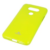 Pokrowiec etui silikonowe Mercury JELLY CASE limonkowe do MOTOROLA Moto E6 Play