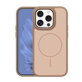 Pokrowiec Nak�adka Frame Thin Mag br�zowe do APPLE iPhone 15 Pro