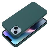 Pokrowiec Nakadka z matowego silikonu Back Case Matt ciemnozielone do Honor X7a