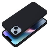 Pokrowiec Nakładka z matowego silikonu Back Case Matt czarne APPLE iPhone 15 Plus
