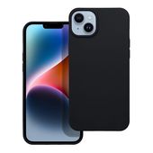 Pokrowiec Nakładka z matowego silikonu Back Case Matt czarne APPLE iPhone 15 Plus / 2