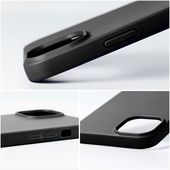 Pokrowiec Nakładka z matowego silikonu Back Case Matt czarne APPLE iPhone 15 Plus / 8