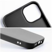 Pokrowiec Nakładka z matowego silikonu Back Case Matt czarne APPLE iPhone 15 Plus / 9