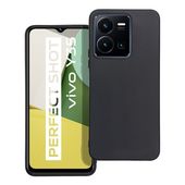 Pokrowiec Nakadka z matowego silikonu Back Case Matt czarne do Vivo Y35