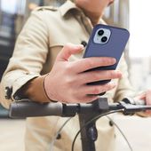 Pokrowiec Nakładka z matowego silikonu Back Case Matt granatowe APPLE iPhone 7 / 6