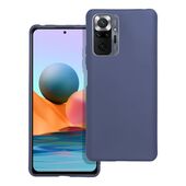 etui matowe Nak�adka z matowego silikonu Back Case Matt granatowe do Xiaomi Redmi Note 10 Pro Max