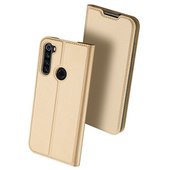 Pokrowiec etui book z podstawk� DuxDucis SkinPro z�ote do Xiaomi Redmi Note 8T