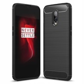 Pokrowiec etui pancerne Karbon Case czarne do OnePlus 6T