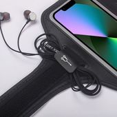 Pokrowiec opaska sportowa na ramię Tech-Protect M2 czarna HUAWEI MediaPad T5 10.1 / 6