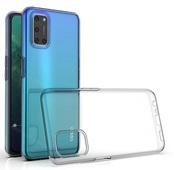 Pokrowiec silikonowe etui Back Case przeroczyste do Oppo A72