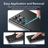 Szkło hartowane Osłona Aparatu Esr Camera Protector przeźroczyste SAMSUNG Galaxy S23 Plus / 7