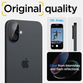 Szkło hartowane Osłona Aparatu Spigen Optik Glas.tr Camera Protector 2-pack  APPLE iPhone 16 / 12