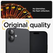 Szkło hartowane Osłona Aparatu Spigen Optik Pro Glas.tr Ez Fit Camera Protector 2-pack  APPLE iPhone 16 / 8