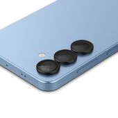 Szkło hartowane Osłona Aparatu Spigen Optik Pro Glas.tr Ez Fit Hd Camera Protector 2-pack czarne SAMSUNG Galaxy S25 Plus / 4