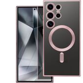 Pokrowiec magnetyczne magsafe Electro Mag Cover MagSafe r�owy do SAMSUNG Galaxy S25 FE