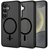 Pokrowiec magnetyczne magsafe Tech-Protect Magmat Magsafe czarny do SAMSUNG Galaxy S25 FE