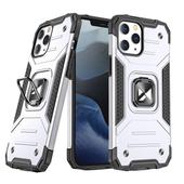 Pokrowiec etui pancerne Wozinsky Ring Armor srebrne do APPLE iPhone 13 Pro