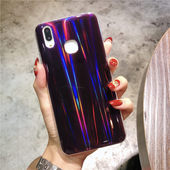 Pokrowiec etui silikonowe Rainbow Case fioletowe Xiaomi Mi A2 Lite / 6