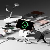 Pokrowiec Ringke Silicone Magnetic Magsafe Różowe sand APPLE iPhone 16 Pro Max / 5