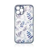 Pokrowiec etui silikonowe Design Case Kwiaty niebieskie do SAMSUNG Galaxy A04s