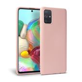 Pokrowiec Etui Silikonowe Tech-protect Icon Różowe do SAMSUNG Galaxy A12 2021