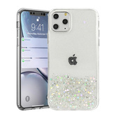 Pokrowiec silikonowe etui z brokatem Brilliant przeźroczyste do SAMSUNG Galaxy A32 5G