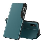 Pokrowiec etui Eco Leather View Case zielone do SAMSUNG Galaxy A32 5G