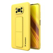 Pokrowiec etui silikonowe Wozinsky Kickstand Case te do SAMSUNG Galaxy A32 LTE