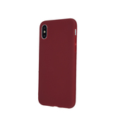 Pokrowiec Nakadka z matowego silikonu Back Case Matt burgundowa do SAMSUNG Galaxy A52 LTE