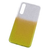 Pokrowiec etui z brokatem Bling Ombre z�ote do SAMSUNG Galaxy S20+