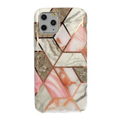 etui silikonowe etui Cosmo Marble Case z�ote do SAMSUNG Galaxy S20+