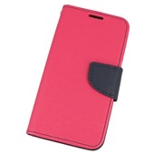 Pokrowiec etui z klapk na magnes Fancy Case rowo-granatowe do SAMSUNG Galaxy S21+