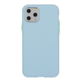 Pokrowiec etui silikonowe Solid Case niebieskie do SAMSUNG Galaxy S21+