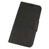 Pokrowiec etui z klapk na magnes Fancy Case czarne do SAMSUNG GT-S7560 Galaxy Trend