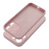 Pokrowiec etui Silicone 2mm jasnorowe do APPLE iPhone 15 Pro