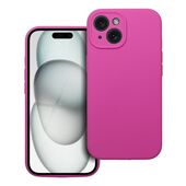 Pokrowiec etui Silicone 2mm różowe do APPLE iPhone 15