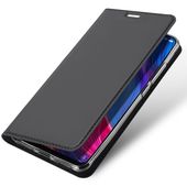 etui z klapk� etui book z podstawk� DuxDucis SkinPro czarne do HUAWEI Y9 2019