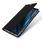 etui ksi��eczkowe etui book z podstawk� DuxDucis SkinPro czarne do SONY Xperia 1