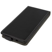 Pokrowiec z klapką na magnes Prestige Slim Flexi czarny do ZTE A610