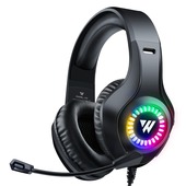 Suchawki Gamingowe 3D Stereo Sound z Mikrofonem Wintory M3 Czarne do SAMSUNG Galaxy A7 2018