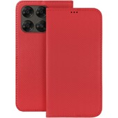 Pokrowiec etui z klapk� Magnet Book czerwone do MOTOROLA Moto G7