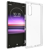 Pokrowiec silikonowe etui Back Case przeroczyste do SONY Xperia 5