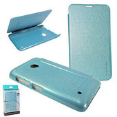 etui ksi��eczkowe etui NILLKIN SPARKLE niebieskie do NOKIA Lumia 530